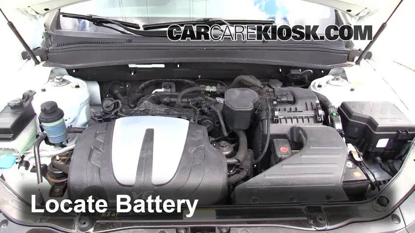 2010 Hyundai Santa Fe SE 3.5L V6 Battery Jumpstart